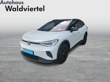 VW ID.4 Pro 210 kW Business in Gletscherweiß Metallic Dach schwarz