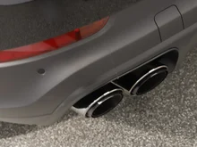 Porsche Cayenne Coupé in schwarz - metallic-perleffektno