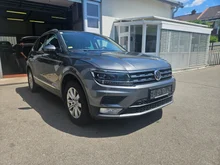 VW Tiguan Highline TDI SCR 4MOTION DSG in Indiumgrau Metallic