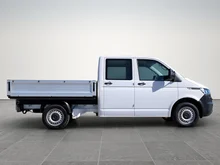 VW Transporter Doka-Pritsche TDI in B4 Candy-Weiß