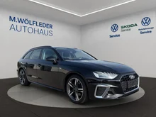 Audi A4 Avant 35 TDI S line in Mythosschwarz Metallic