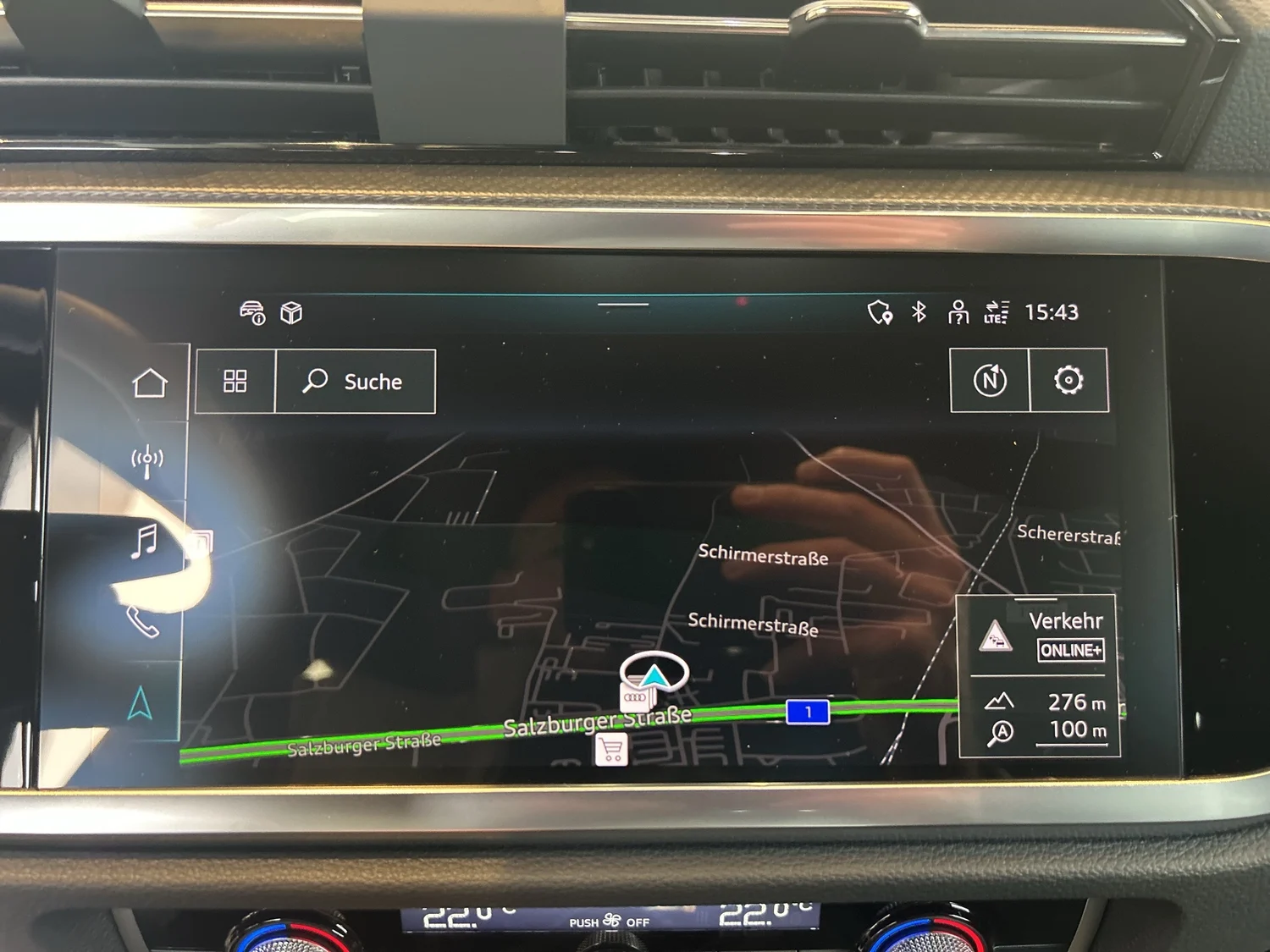 Bild eines Audi Q3 Sportback 40 TDI quattro admired