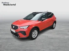 SEAT Arona FR 1.0 TSI in Liminal-Rot Dach Nacht-Schwarz