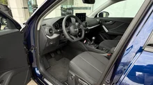 Audi Q2 30 TFSI admired in navarrablau metallic