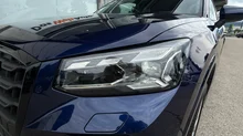 Audi Q2 30 TFSI admired in navarrablau metallic