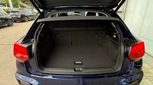 Audi Q2 30 TFSI admired in navarrablau metallic