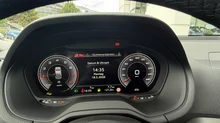 Audi Q2 30 TFSI admired in navarrablau metallic