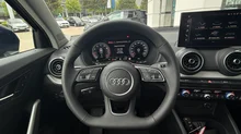 Audi Q2 30 TFSI admired in navarrablau metallic