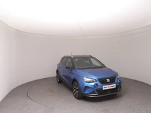 SEAT Arona FR Austria 1.0 TSI in Saphir-Blau Metallic Dach Nacht-Schwarz
