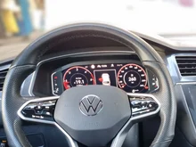 VW Tiguan Allspace R-Line TDI 4MOTION DSG in weiss - metallic-perleffekt