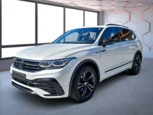 VW Tiguan Allspace R-Line TDI 4MOTION DSG in weiss - metallic-perleffekt
