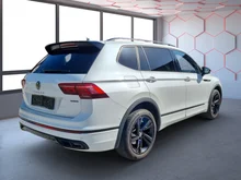VW Tiguan Allspace R-Line TDI 4MOTION DSG in weiss - metallic-perleffekt