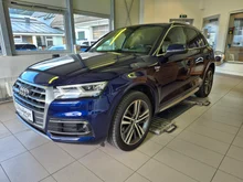 Audi Q5 2.0 TDI ultra quattro Sport in navarrablau metallic