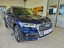 Audi Q5 2.0 TDI ultra quattro Sport in navarrablau metallic