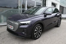 Audi Q4 e-tron 45 e-tron quattro in J6 Auroraviolett Metallic