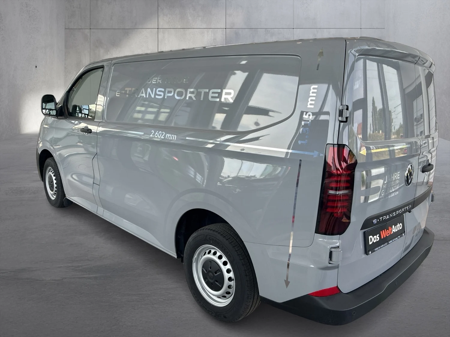 Bild eines VW e-Transporter Kastenwagen 100 kW