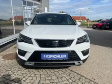 SEAT Ateca Xcellence 1.6 TDI in "Nevada" Weiss