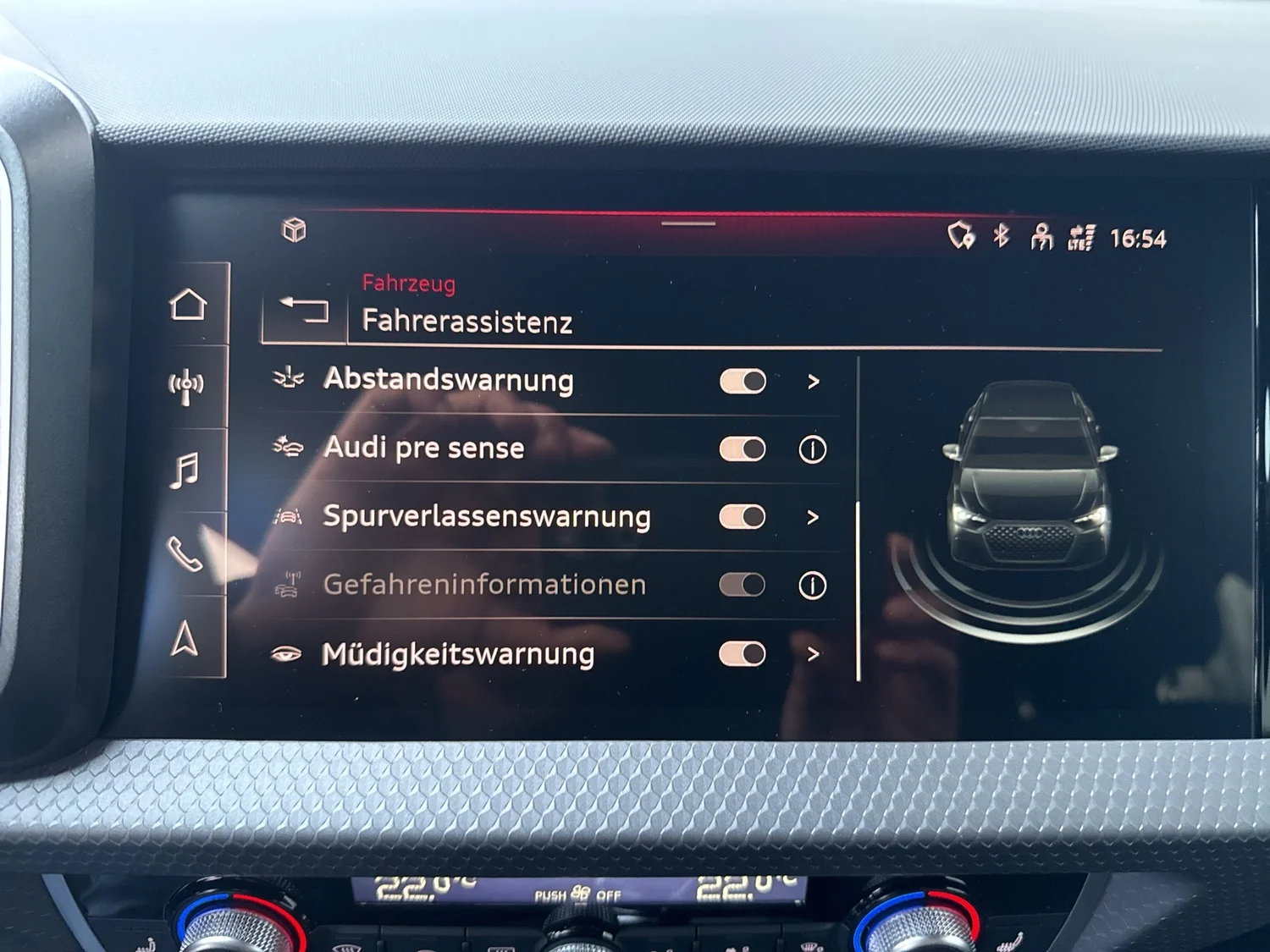 Bild eines A1 Sportback 30 TFSI intense
