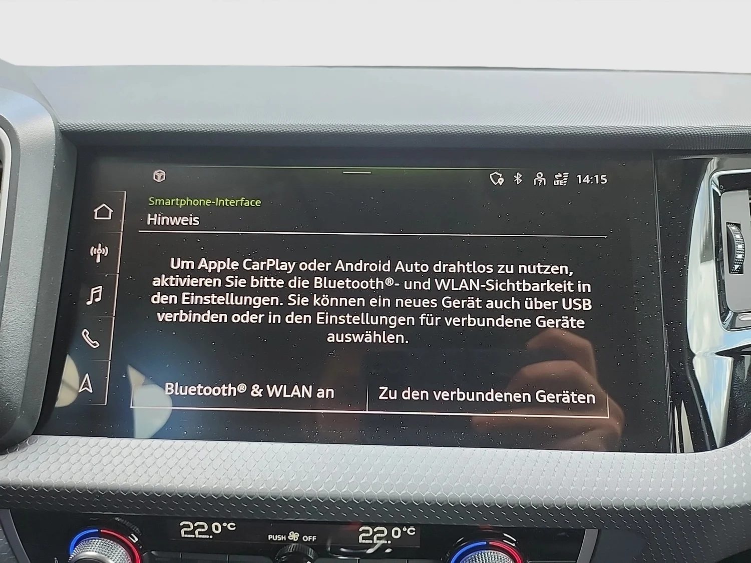 Bild eines A1 Sportback 25 TFSI intense