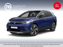 VW ID.4 Pro Performance 150 kW 1st Max in Blue Dusk Metallic Dach Schwarz