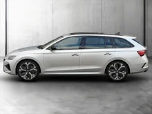 Škoda Octavia Combi RS in Brillant-Silber Metallic