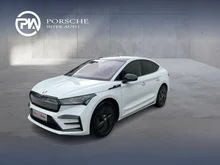 Škoda Enyaq Coupé RS in Moon-Weiß Metallic