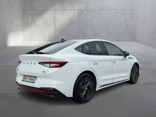 Škoda Enyaq Coupé RS in Moon-Weiß Metallic