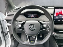 Škoda Enyaq Coupé RS in Moon-Weiß Metallic