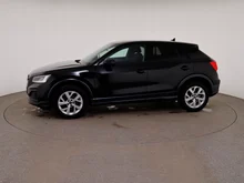 Audi Q2 35 TFSI admired in MYTHOSSCHWARZ METALLIC