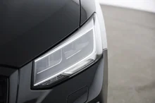 Audi Q2 35 TFSI admired in MYTHOSSCHWARZ METALLIC