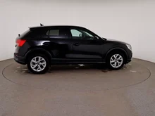 Audi Q2 35 TFSI admired in MYTHOSSCHWARZ METALLIC