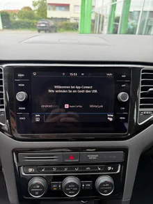 VW Golf Sportsvan Highline TDI in Indium Grau Metallic