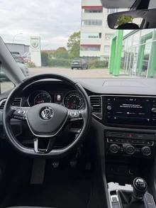 VW Golf Sportsvan Highline TDI in Indium Grau Metallic