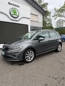 VW Golf Sportsvan Highline TDI in Indium Grau Metallic