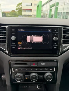 VW Golf Sportsvan Highline TDI in Indium Grau Metallic