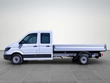 VW Crafter 35 Doka-Pritsche L4 TDI in B4 Candy-Weiß