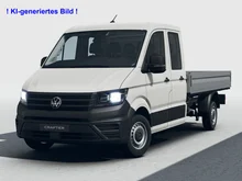 VW Crafter 35 Doka-Pritsche L4 TDI in B4 Candy-Weiß