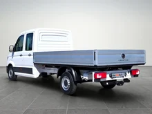 VW Crafter 35 Doka-Pritsche L4 TDI in B4 Candy-Weiß