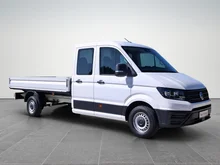 VW Crafter 35 Doka-Pritsche L4 TDI in B4 Candy-Weiß