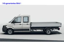 VW Crafter 35 Doka-Pritsche L4 TDI in B4 Candy-Weiß