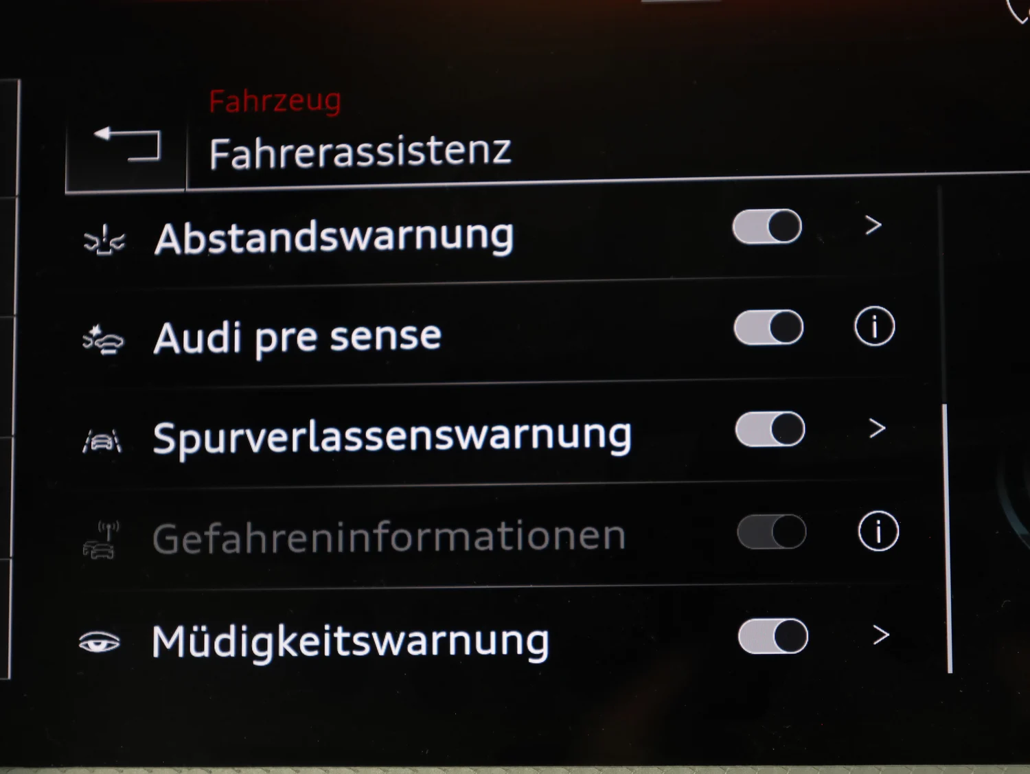 Bild eines A1 Sportback 25 TFSI intense