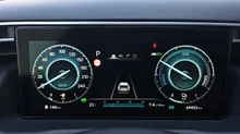 Hyundai Tucson 1,6 T-GDI Hybrid 2WD Prestige Line Aut. in dunkelblau - metallic