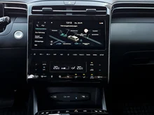 Hyundai Tucson 1,6 T-GDI Hybrid 2WD Prestige Line Aut. in dunkelblau - metallic