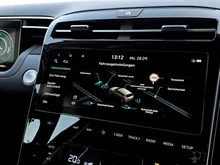 Hyundai Tucson 1,6 T-GDI Hybrid 2WD Prestige Line Aut. in dunkelblau - metallic