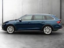 Škoda Octavia Combi 4x4 SCOUT TDI DSG in LAVA-BLAU METALLIC