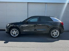 Audi Q2 30 TDI admired in mythosschwarz metallic