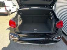 Audi Q2 30 TDI admired in mythosschwarz metallic