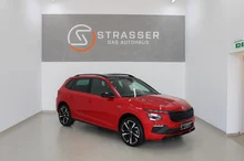 Škoda Kamiq Monte Carlo TSI ACT DSG in Velvet-Rot Metallic