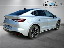 Škoda Enyaq Coupé 85x in Brillant-Silber Metallic