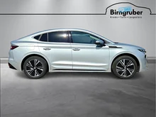 Škoda Enyaq Coupé 85x in Brillant-Silber Metallic